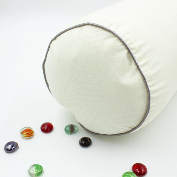 Фото - Подушка валик MirSon №8343 Eco Line Creamy BamBoo 70х20 см (2200006250463)