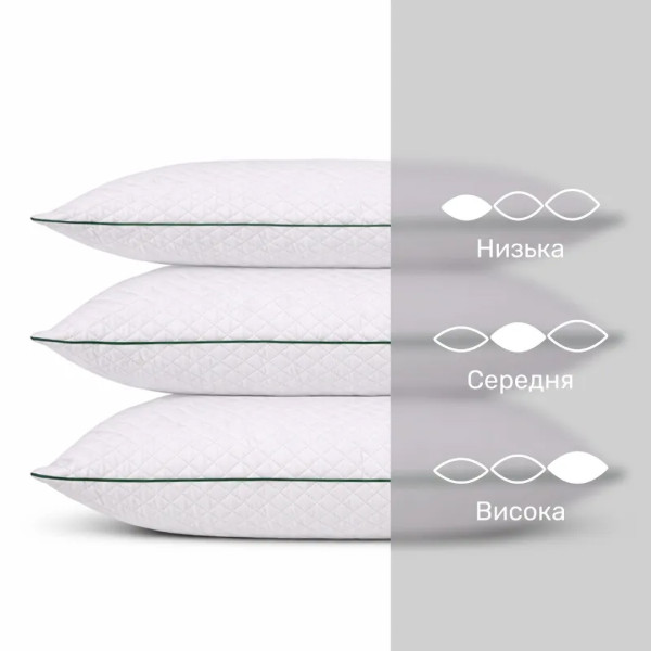 Фото - Подушка стандартная MirSon Eco Line №618 с эвкалиптом Мягкая 70х70 (2200000852441)