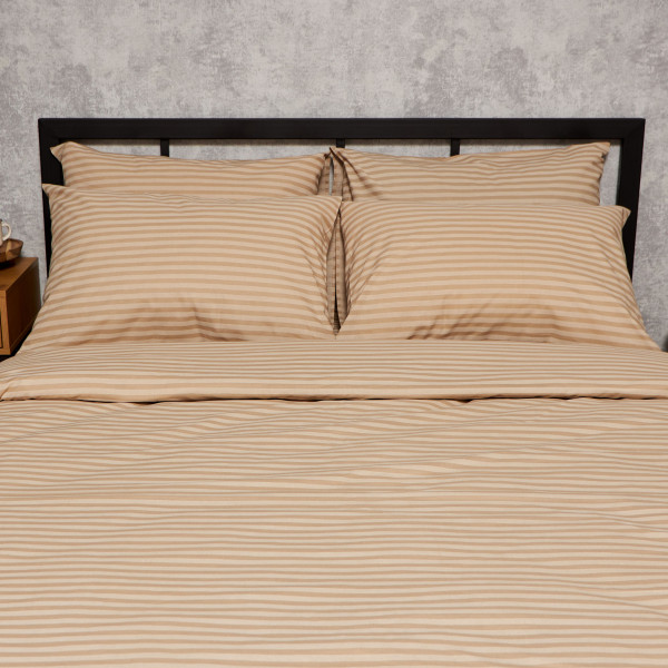 Фото - Комплект постельного белья Moon&Star Бязь Gold Люкс Sand Lines 175х210 см 70х70 2 шт. (MS-890000473)