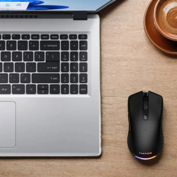 Фото - Мышь беспроводная игровая Hator Pulsar 2 PRO Wireless Black (HTM-530)