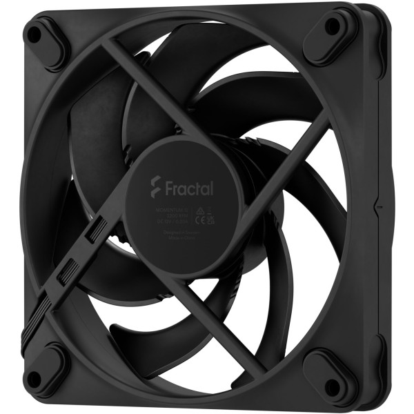 Фото - Корпусный вентилятор Fractal design Momentum 12 Black (FD-F-MO1-1201)