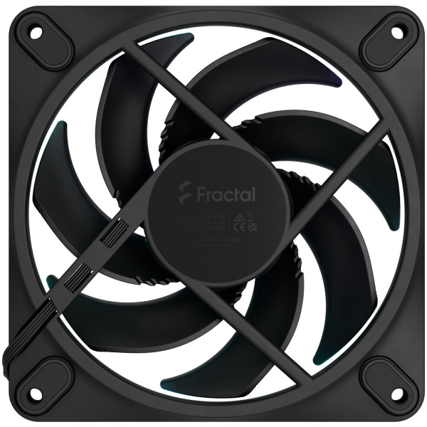 Фото - Корпусный вентилятор Fractal design Momentum 12 RGB Black (FD-F-MR1-1201)