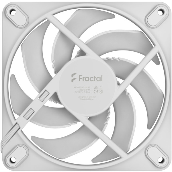 Фото - Корпусный вентилятор Fractal design Momentum 12 White (FD-F-MO1-1202)