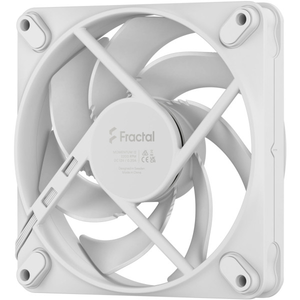 Фото - Корпусный вентилятор Fractal design Momentum 12 White (FD-F-MO1-1202)