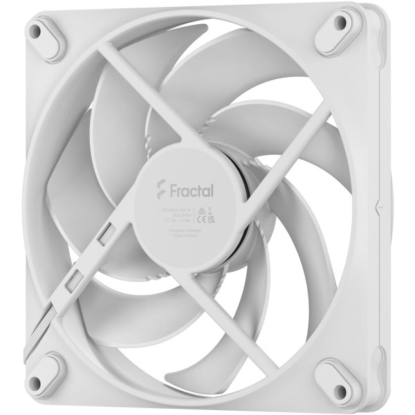 Фото - Корпусный вентилятор Fractal design Momentum 14 White (FD-F-MO1-1402)