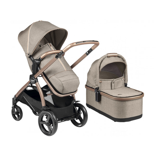 Фото - Коляска универсальная 2 в 1 Peg-Perego Ypsi Combo Mon Amour (розовое золото)