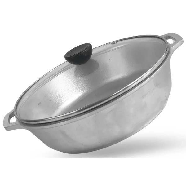 Фото - Сковорода универсальная Brizoll 5-2660-6 Monolith 260х60 мм, со стеклянной крышкой