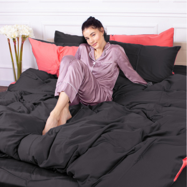 Фото - Комплект постельного белья MirSon Сатин Montane 0132+0240 143х210 см (2200000687210)