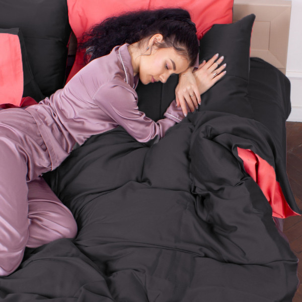 Фото - Комплект постельного белья MirSon Сатин Montane 0132+0240 143х210 см (2200000687210)