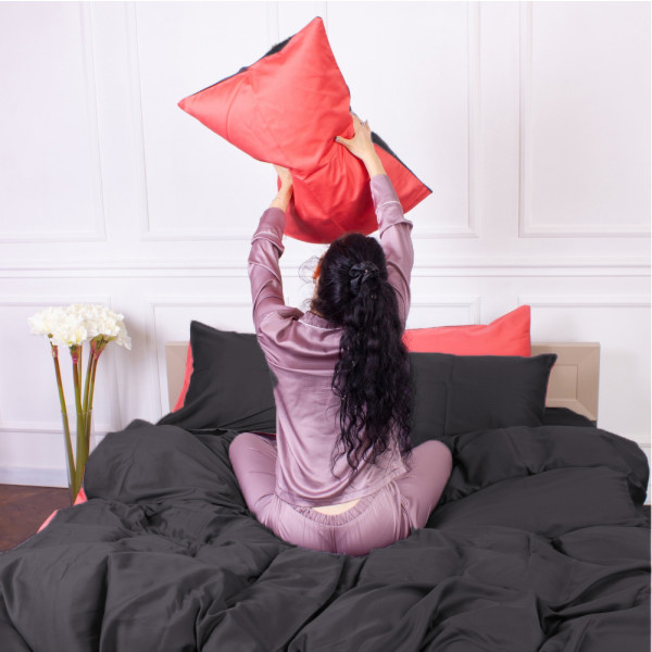 Фото - Комплект постельного белья MirSon Сатин Montane 0132+0240 143х210 см (2200000687210)