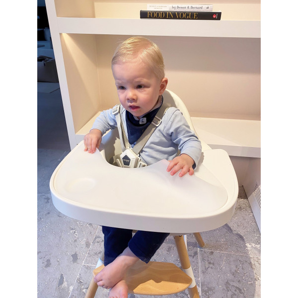 Фото - Поднос к стульчику для кормления Childhome Evolu White (CHEVOTSAW)