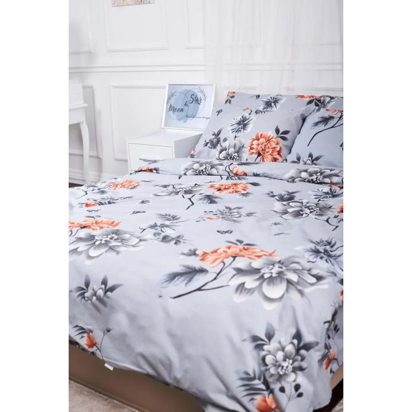 Фото - Комплект постельного белья Moon&Star 160х220 нав. 4х50х70 Piwonie Ranforce Elite (MS-820000093)