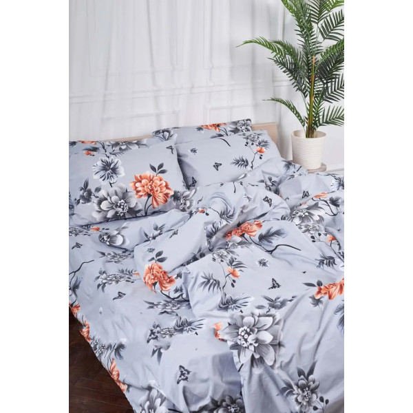 Фото - Комплект постельного белья Moon&Star 160х220 нав. 4х50х70 Piwonie Ranforce Elite (MS-820000093)