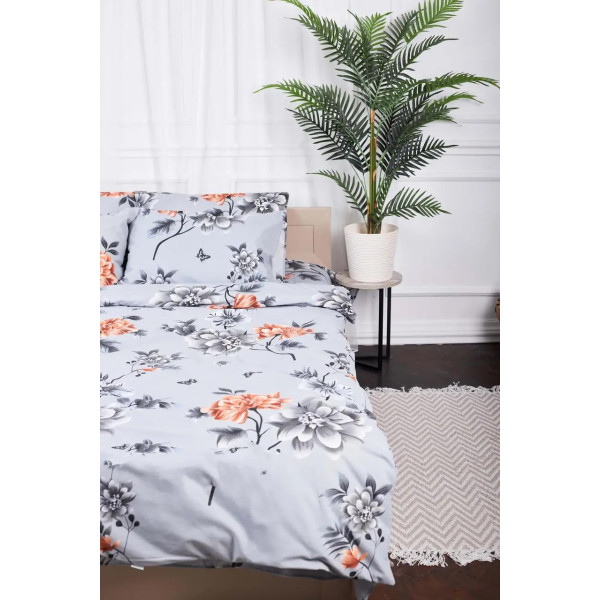 Фото - Комплект постельного белья Moon&Star 160х220 нав. 4х50х70 Piwonie Ranforce Elite (MS-820000093)