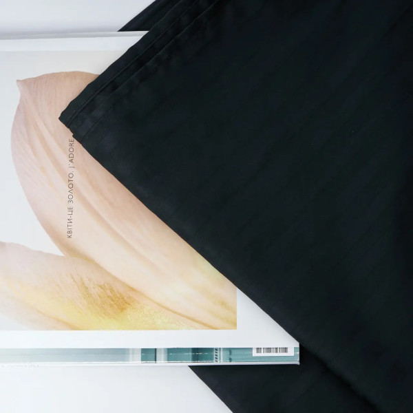 Фото - Простынь двуспальная Moon&Star Dark Romance Satin Stripe Gold Люкс 220х240 см (MS-860000239)