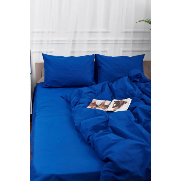 Фото - Пододеяльник двуспальный евро Moon&Star Бязь Gold Люкс Blue King Size 220x240 см (MS-870000009)