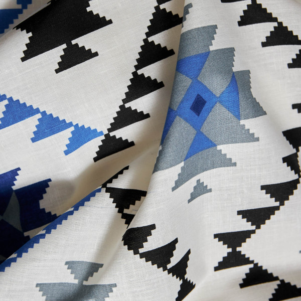 Фото - Комплект постельного белья Moon&Star Бязь Gold Люкс Blue Mosaic 160х220 +нав. 70х70 см 2 шт. (MS-890000050)