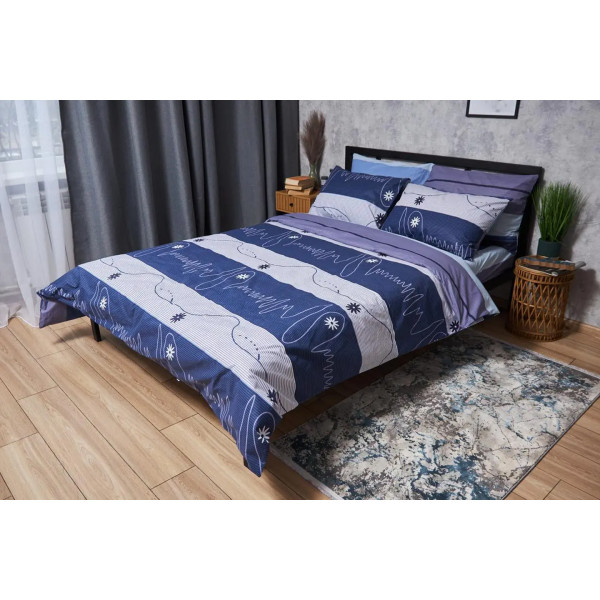 Фото - Пододеяльник полуторный евро Moon&Star Бязь Gold Люкс Cardio 160 x 220 см (MS-870000296)