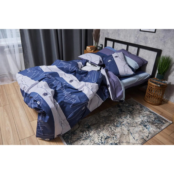 Фото - Пододеяльник полуторный евро Moon&Star Бязь Gold Люкс Cardio 160 x 220 см (MS-870000296)