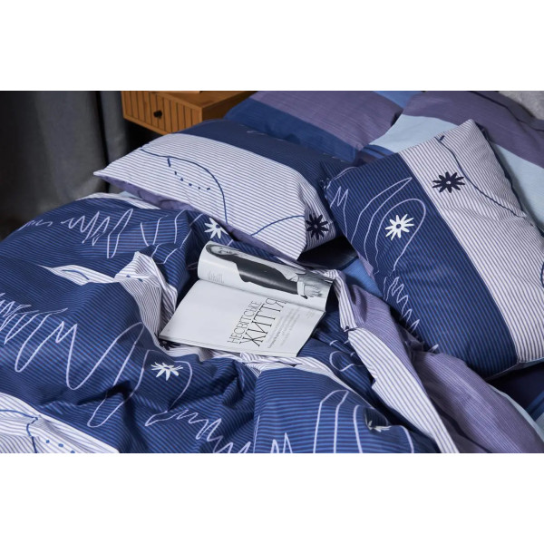 Фото - Пододеяльник полуторный евро Moon&Star Бязь Gold Люкс Cardio 160 x 220 см (MS-870000296)