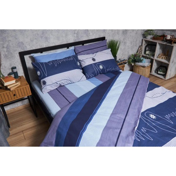 Фото - Пододеяльник полуторный евро Moon&Star Бязь Gold Люкс Cardio 160 x 220 см (MS-870000296)