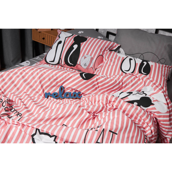 Фото - Комплект постельного белья Moon&Star Бязь Gold Люкс Cat King Size 220x240 (MS-820003221)