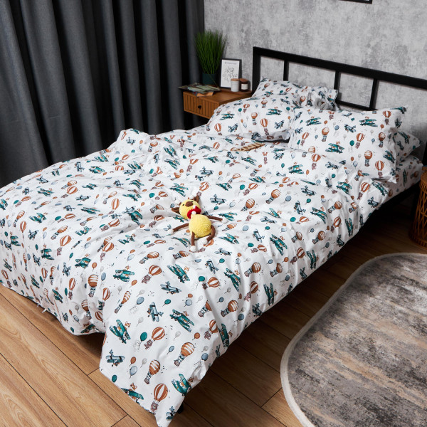 Фото - Комплект постельного белья Moon&Star Бязь Gold Люкс Cloud Adventures 143х210 нав. 2х50х70 (MS-820006176)