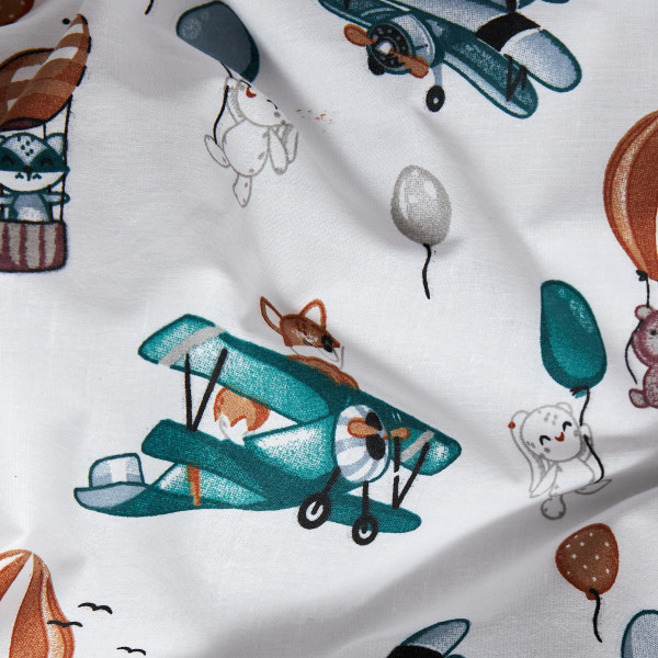 Фото - Комплект постельного белья Moon&Star Бязь Gold Люкс «Cloud Adventures» 200х220 нав. 2х70х70 (MS-820006172)