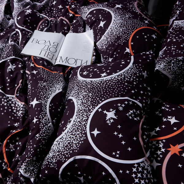 Фото - Комплект постельного белья Moon&Star Бязь Gold Люкс «Cosmic Vibes» 200х220 нав. 4х50х70 (MS-820006208)