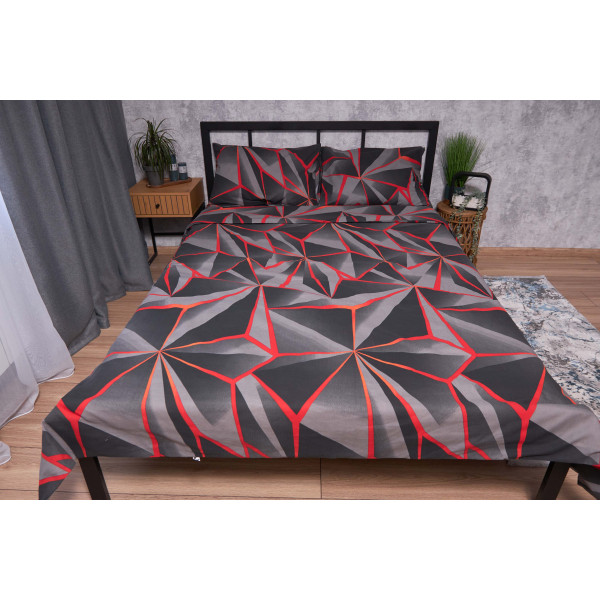 Фото - Комплект постельного белья Moon&Star Бязь Gold Люкс Geometry 160х220х2 нав. 4х50х70 (MS-820002261)