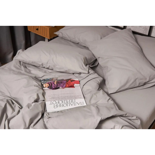 Фото - Пододеяльник двуспальный евро Moon&Star Бязь Gold Люкс Gray King Size 220x240 см (MS-870000034)