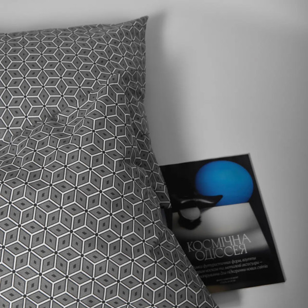 Фото - Наволочка Moon&Star Набор Бязь Gold Люкс Grey Labyrinth 60х60 2 шт. (MS-840001378)