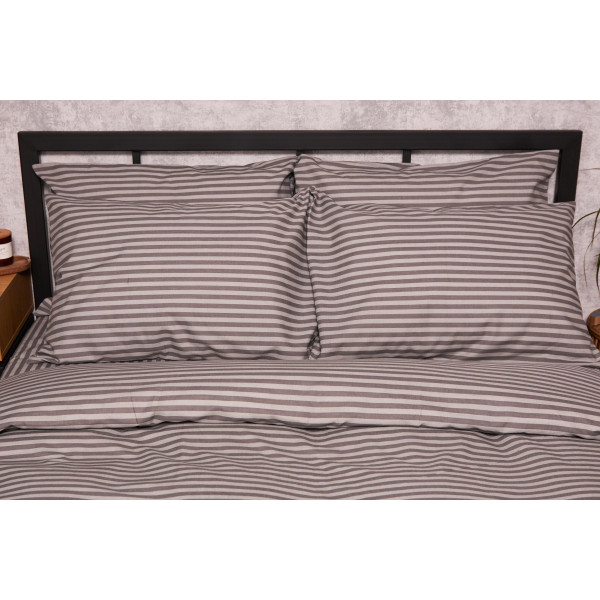 Фото - Комплект постельного белья Moon&Star Бязь Gold Люкс «Ice Grey» 143х210 см нав. 2х50х70 (MS-820003446)