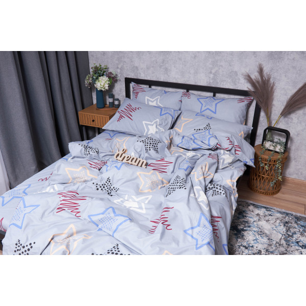 Фото - Комплект постельного белья Moon&Star Бязь Gold Люкс Light Stars 200х220 (MS-820001646)