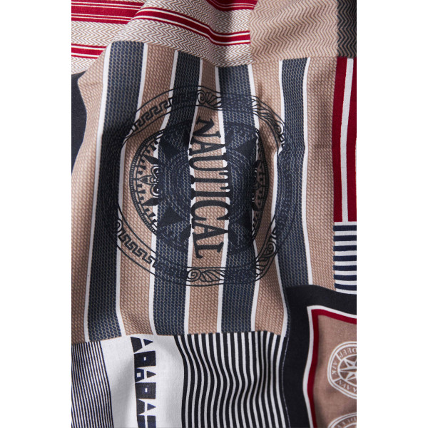 Фото - Комплект постельного белья Moon&Star Бязь Gold Люкс Nautical King Size 220x240 (MS-820003396)