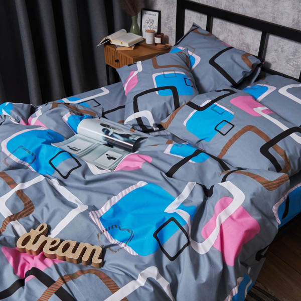 Фото - Комплект постельного белья Moon&Star Бязь Gold Люкс Retro Vibes 175х210 см нав. 70х70 2 шт. (MS-890000443)