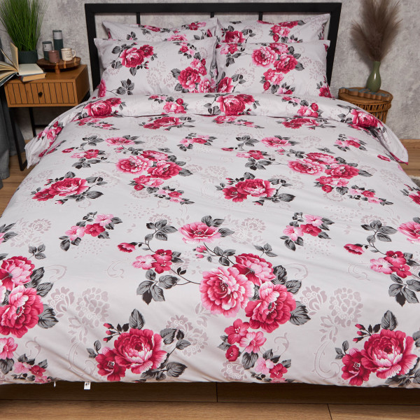 Фото - Комплект постельного белья Moon&Star Бязь Gold Люкс Rose Whisper 160х220 нав. 2х70х70 (MS-820009717)