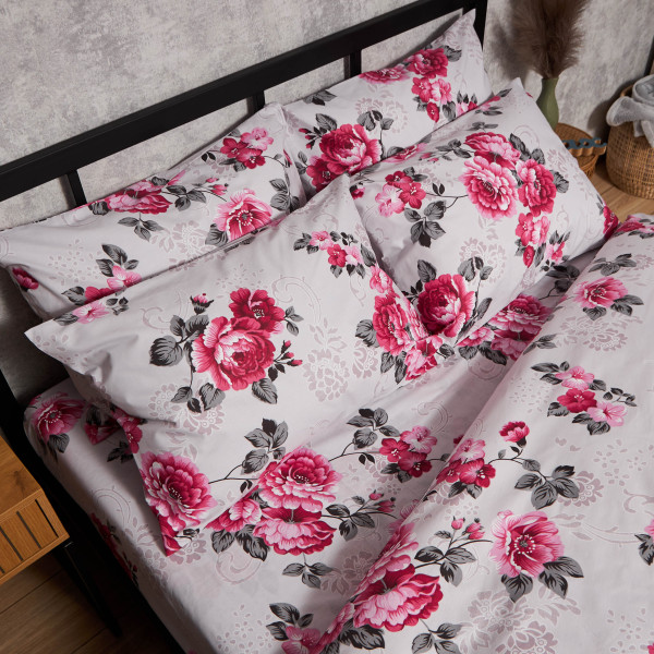 Фото - Комплект постельного белья Moon&Star Бязь Gold Люкс Rose Whisper 160х220 нав. 2х70х70 (MS-820009717)