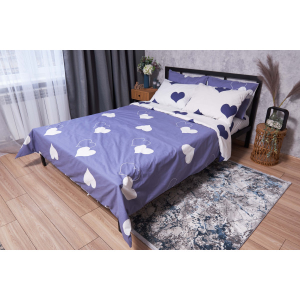 Фото - Комплект постельного белья Moon&Star Бязь Gold Люкс «Royal Blue» King Size 220x240 см нав. 2х50х70 (MS-820001529)