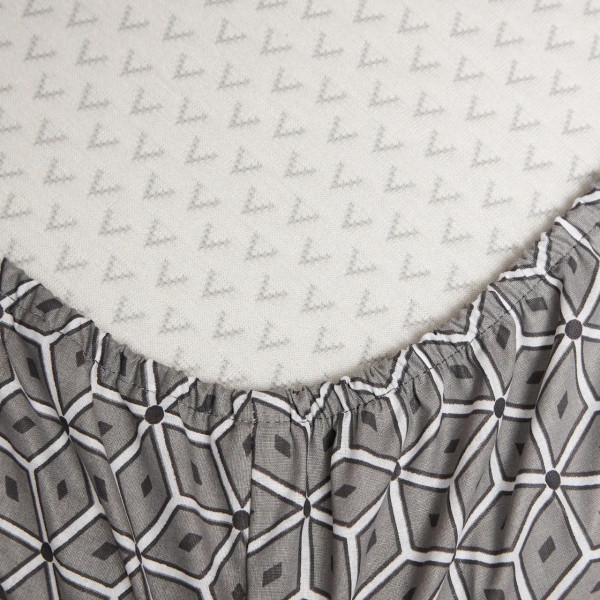 Фото - Простынь двуспальная Moon&Star Grey Labyrinth Бязь Gold Люкс 200х200х25 см (MS-850001238)