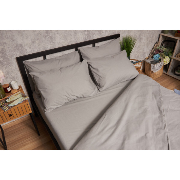 Фото - Комплект постельного белья Moon&Star 175х210 см нав. 2х40х60 Gray Бязь Gold Люкс (MS-820001118)