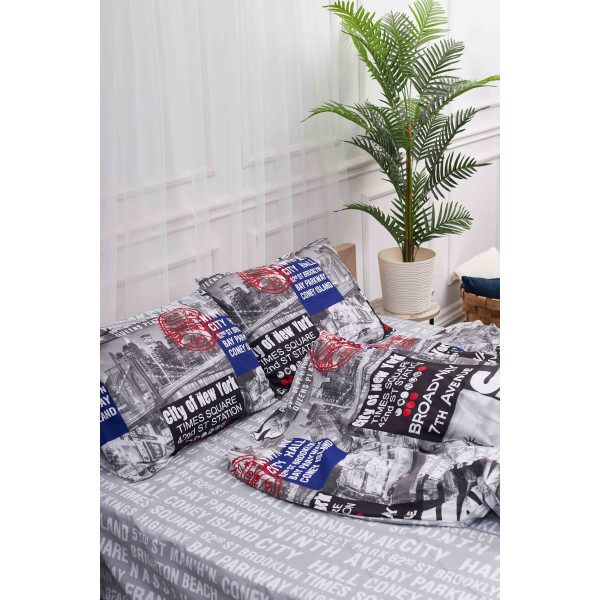 Фото - Комплект постельного белья Moon&Star 175х210 см нав. 2х50х70 New York Бязь Gold Люкс (MS-820001217)