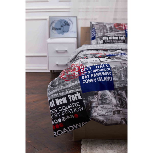 Фото - Комплект постельного белья Moon&Star 175х210 см нав. 2х40х60 New York Бязь Gold Люкс (MS-820001216)