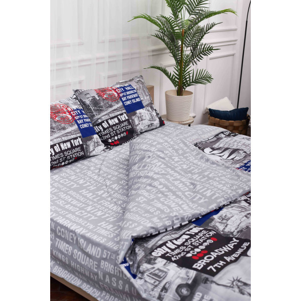 Фото - Комплект постельного белья Moon&Star 175х210 см нав. 2х70х70 New York Бязь Gold Люкс (MS-820001218)