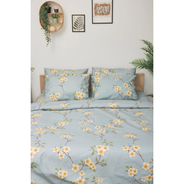 Фото - Комплект постельного белья Moon&Star 200х220 см нав. 2х50х70 Spring Flower Микросатин Premium (MS-820001399)