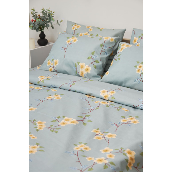 Фото - Комплект постельного белья Moon&Star 200х220 см нав. 4х50х70 Spring Flower Микросатин Premium (MS-820001401)