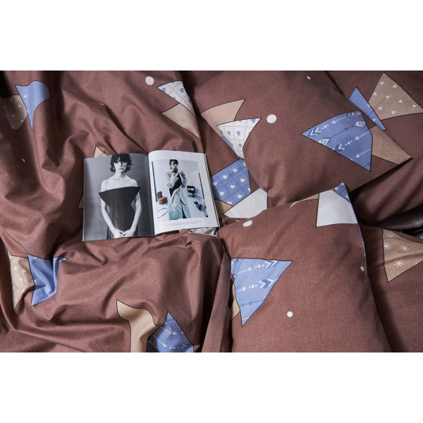 Фото - Комплект постельного белья Moon&Star Микросатин Premium «Amber Dream» 143х210 см нав. 2х70х70 (MS-820005057)