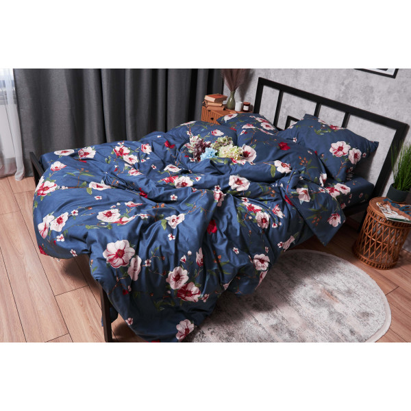 Фото - Комплект постельного белья Moon&Star Полисатин Premium «Bush Peony» King Size 220x240 см нав. 4х70х70 (MS-820003714)