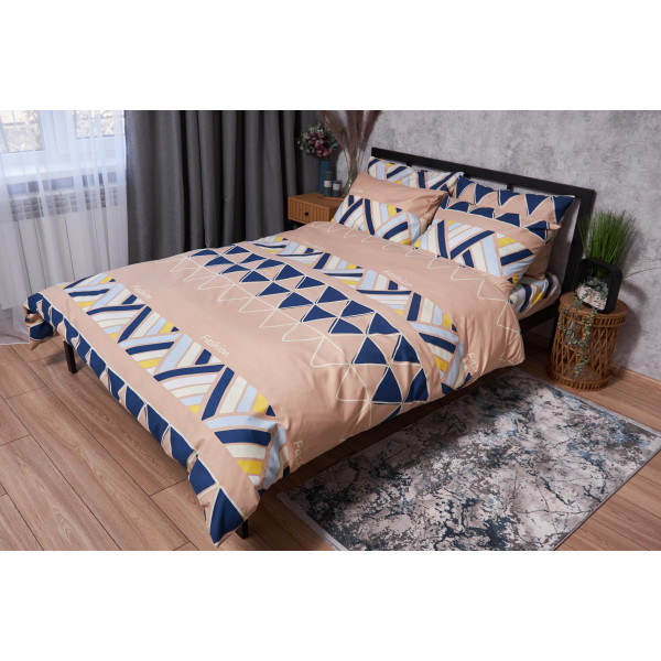 Фото - Комплект постельного белья Moon&Star Полисатин Premium «Fashion» King Size 220x240 см нав. 4х50х70 (MS-820002791)