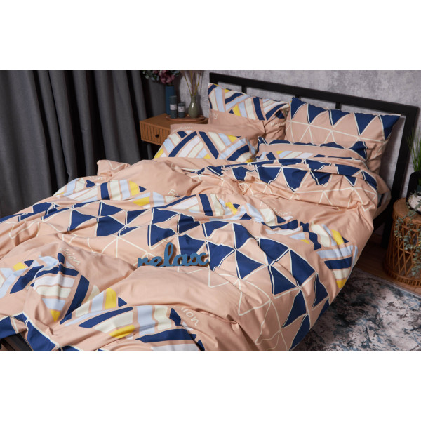 Фото - Комплект постельного белья Moon&Star Полисатин Premium «Fashion» 200х220 см нав. 4х50х70 (MS-820002801)